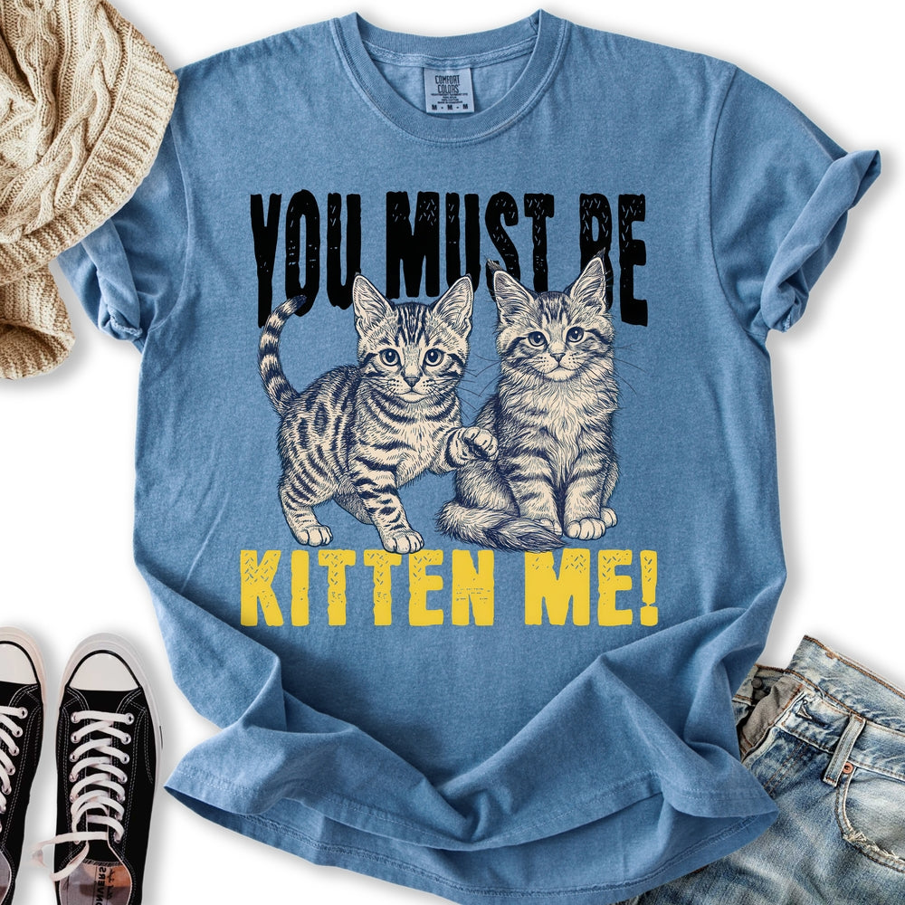 Kitten Me Yellow T-Shirt
