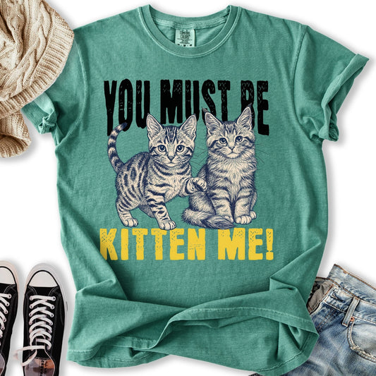 Kitten Me Yellow T-Shirt