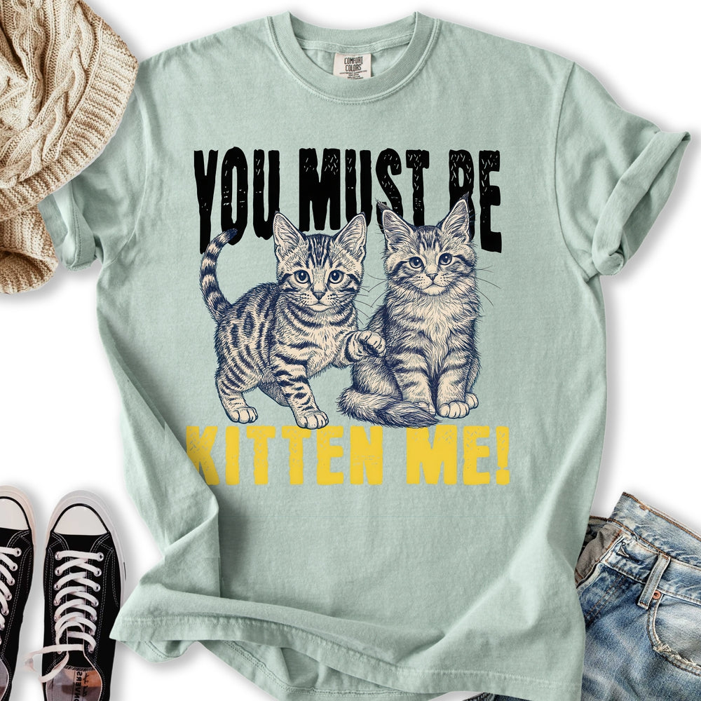 Kitten Me Yellow T-Shirt