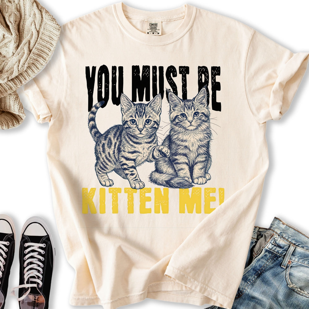Kitten Me Yellow T-Shirt