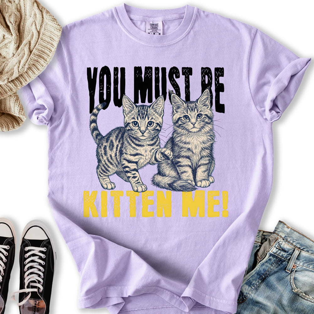 Kitten Me Yellow T-Shirt