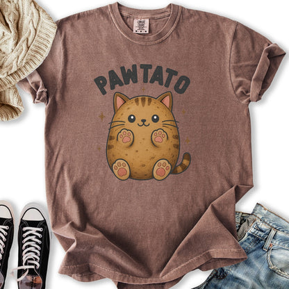 Pawtato Cat Relaxed Tee