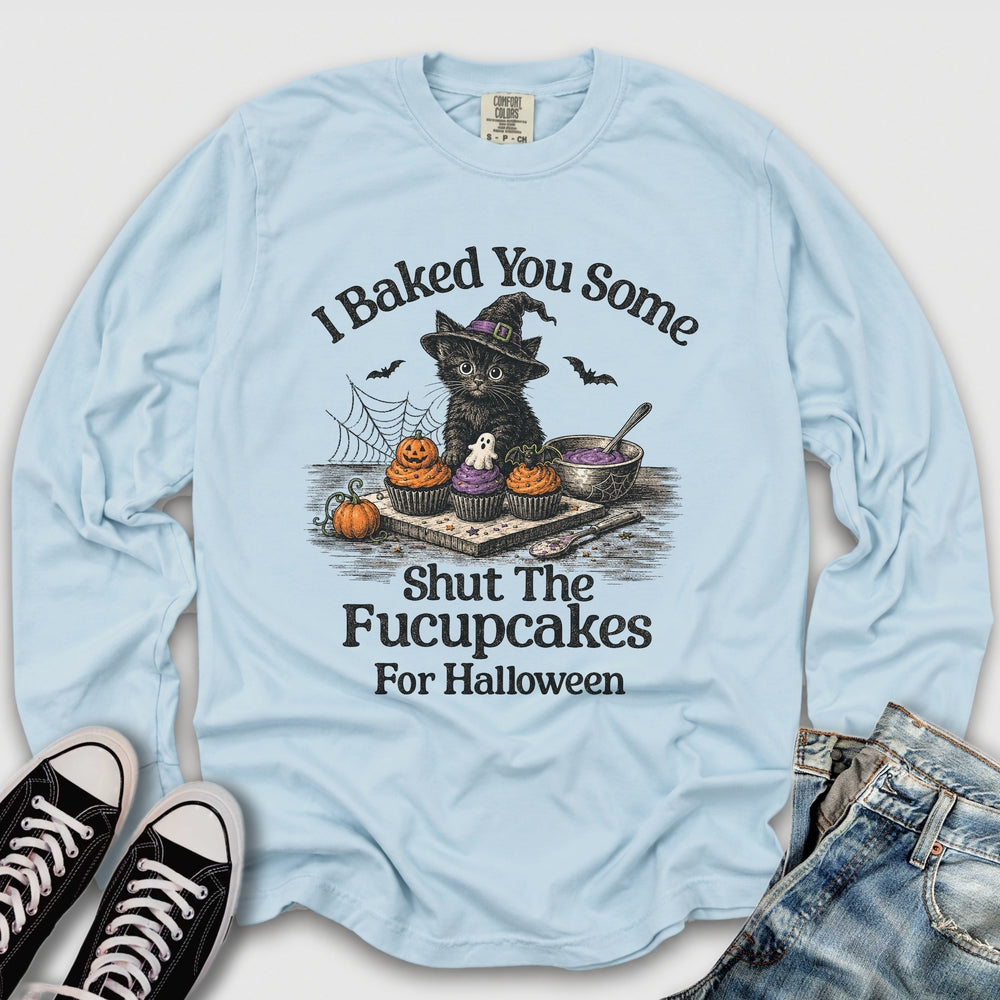 Fucupcakes For Halloween Long Sleeve Tee