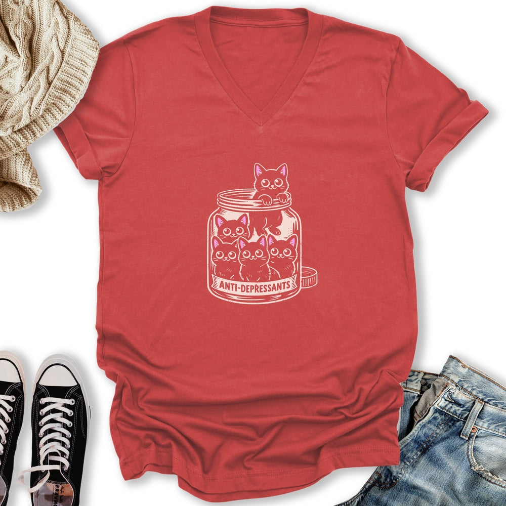 Antidepressants V-Neck Tee
