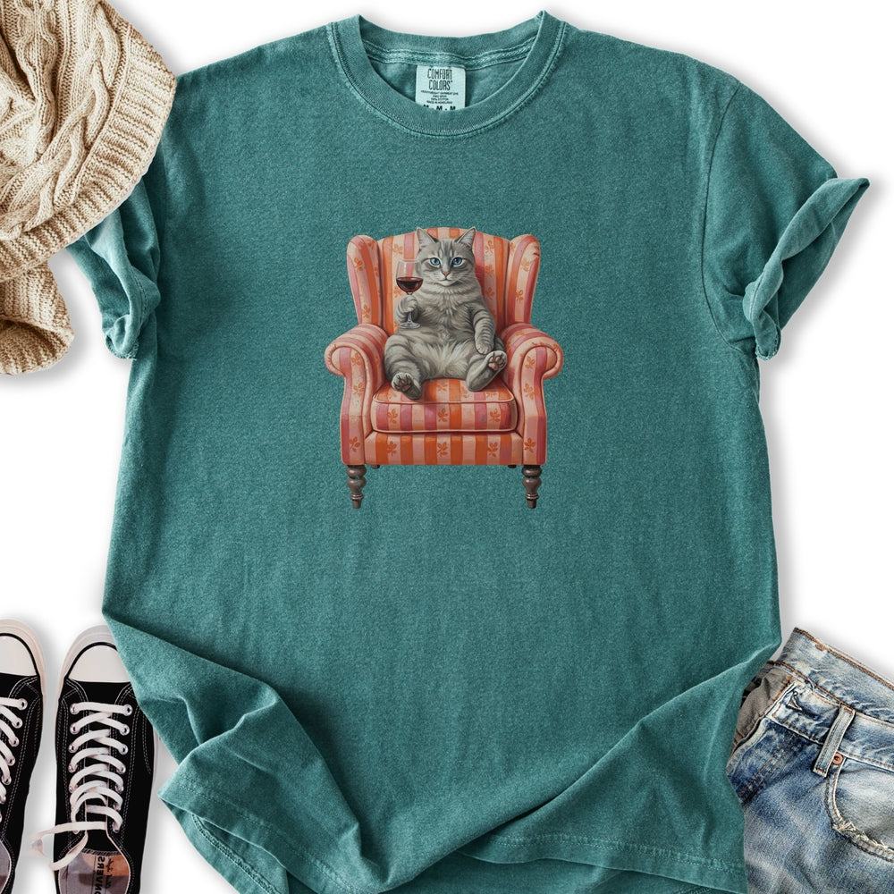 Gray Tabby Chair T-Shirt