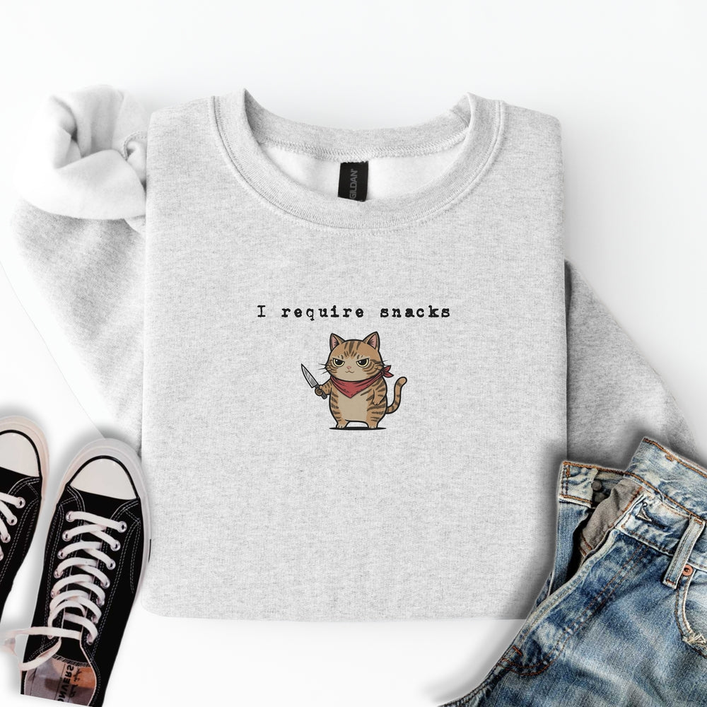 I Require Snacks Sweatshirt