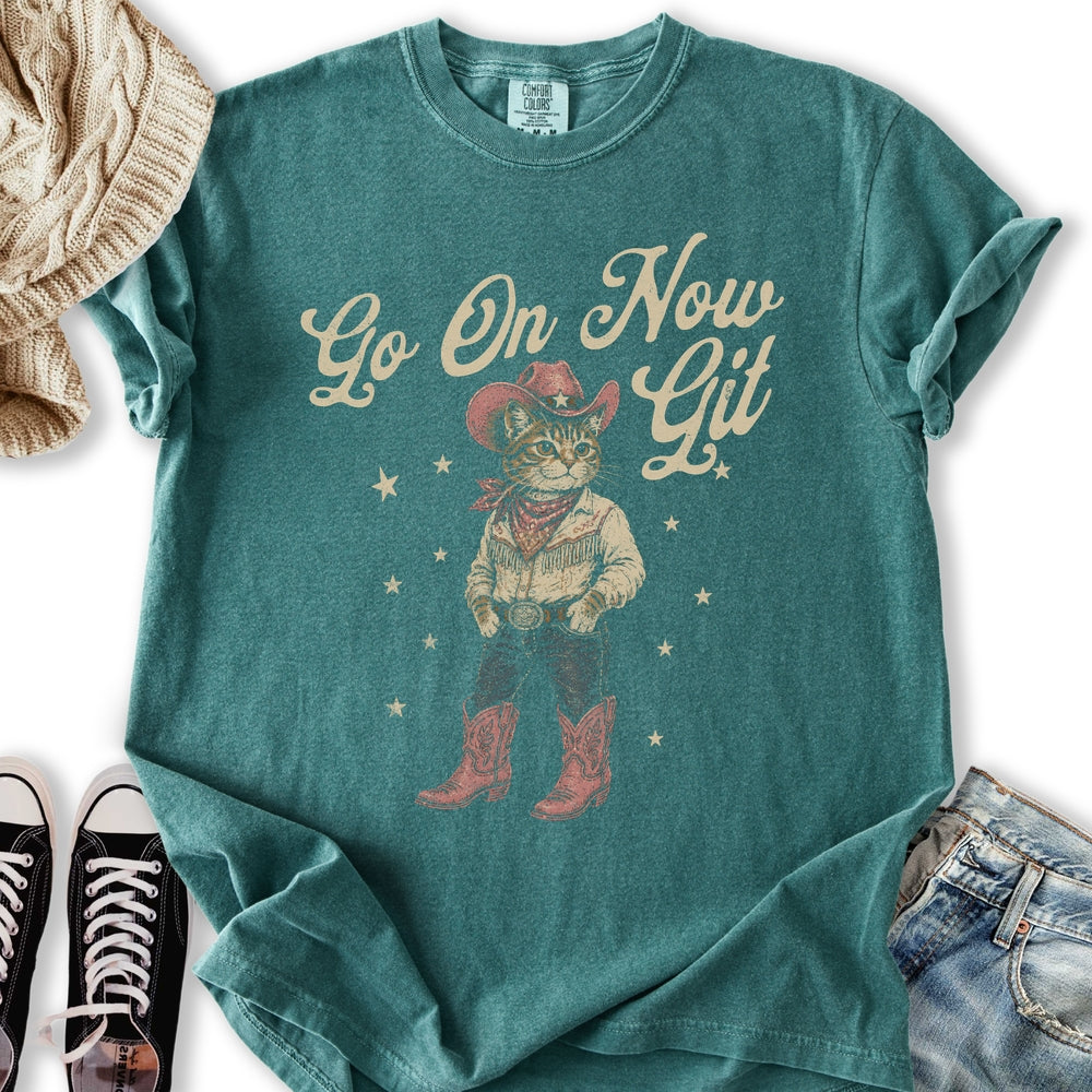 Git Cowgirl Cat T-Shirt