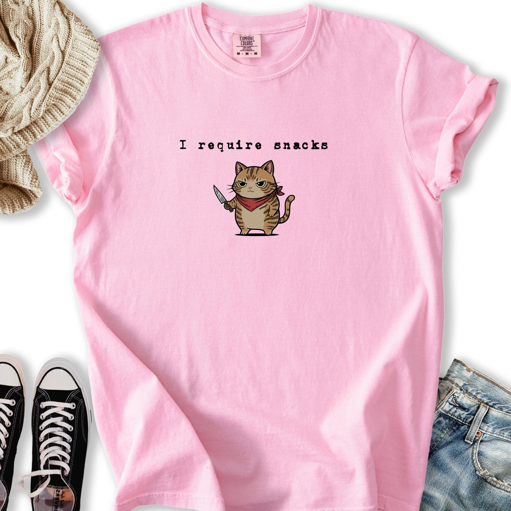 I Require Snacks T-Shirt