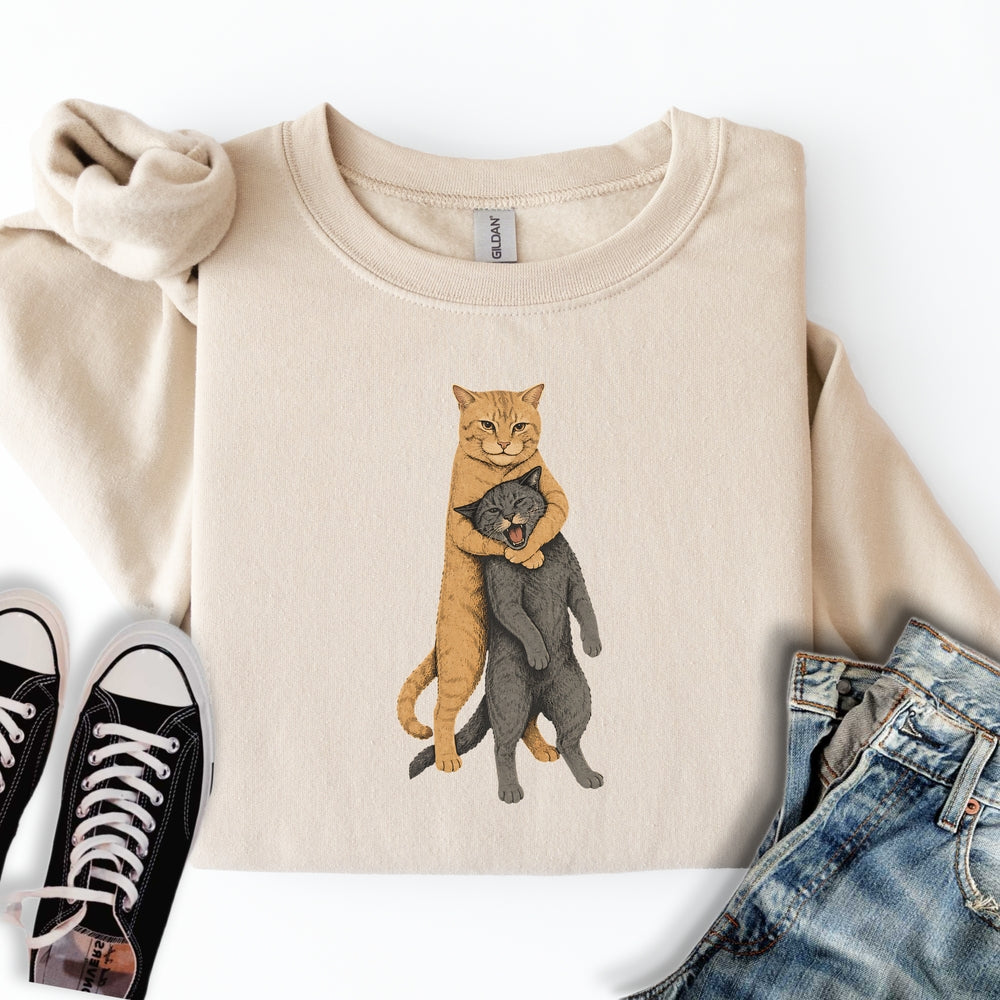Cat Headlock Sweatshirt