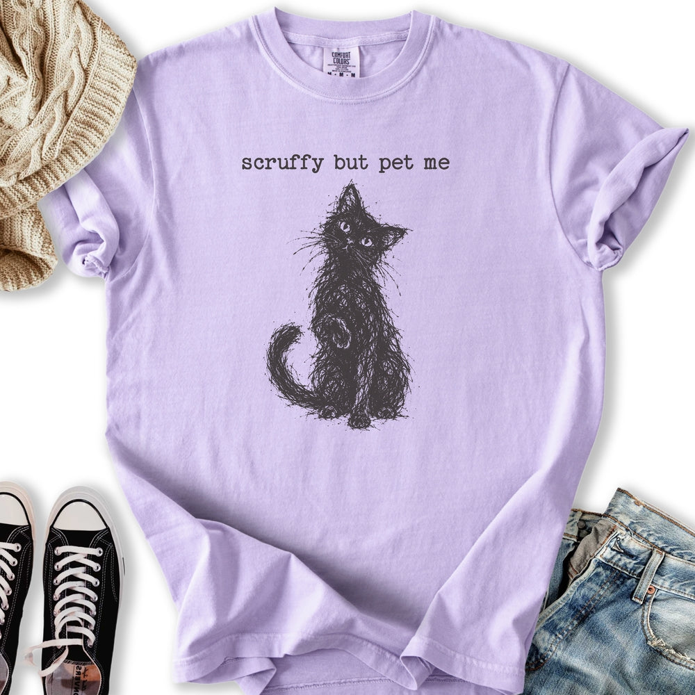 Scruffy But Pet Me Relaxed Tee