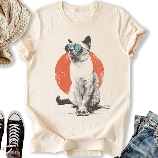 Retro Sunset Siamese Classic Tee