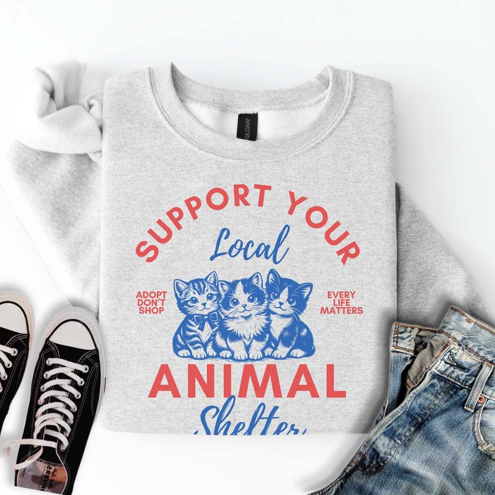 Animal Shelter Support Sweatshirt
