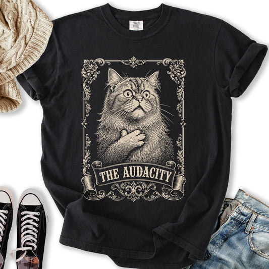 The Audacity Cat Relaxed Tee