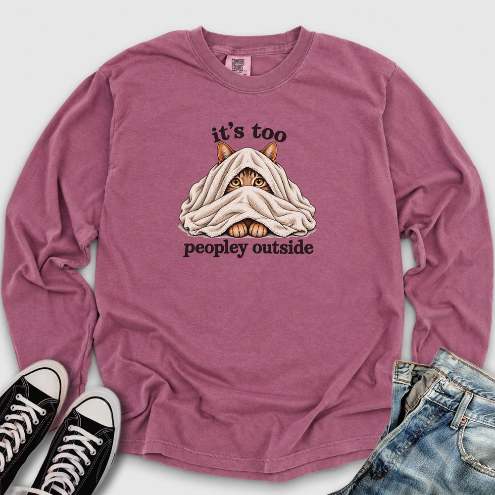 Too Peopley Outside Long Sleeve Tee