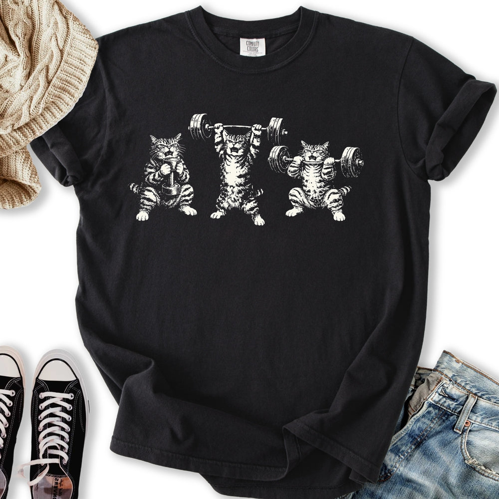 Three Cat Workout T-Shirt