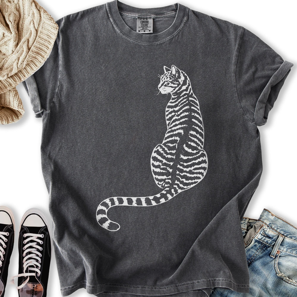 Minimal Tabby Cat T-Shirt
