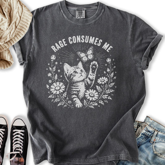 Rage Consumes Me Kitten T-Shirt