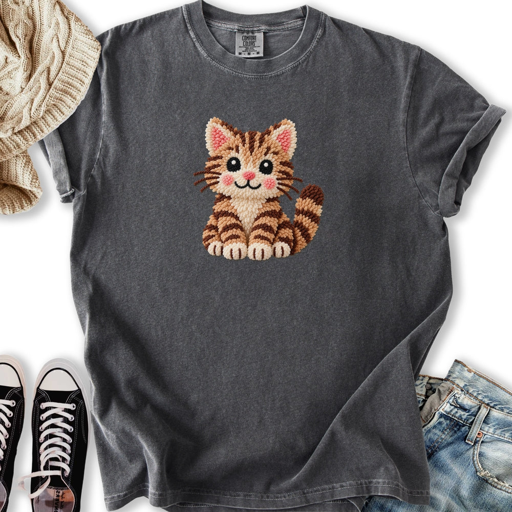 Faux Yarn Cat Relaxed Tee