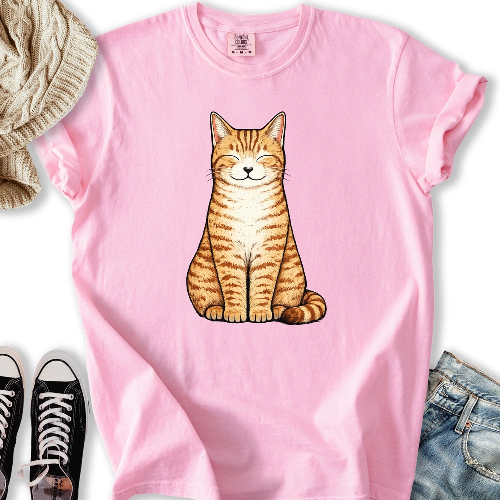 Smiling Orange Cat T-Shirt