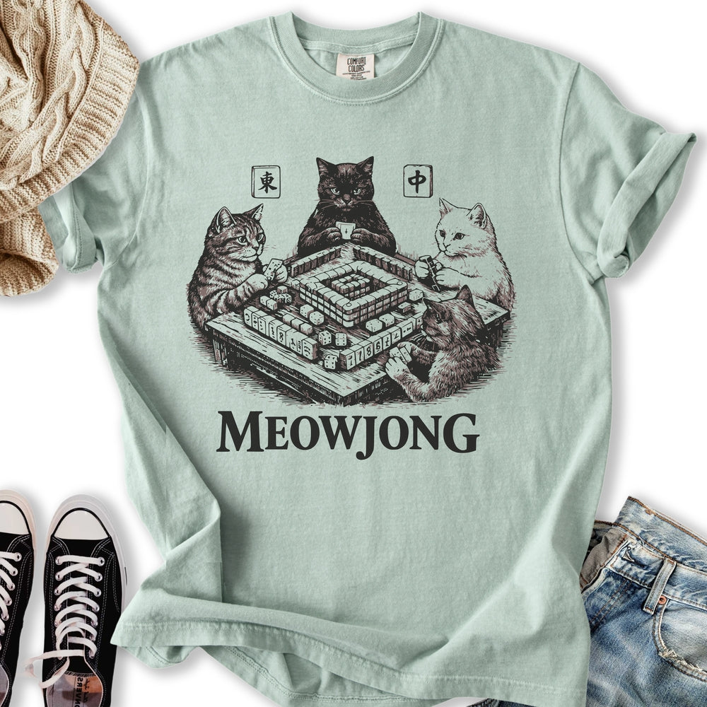 Meowjong Cat T-Shirt