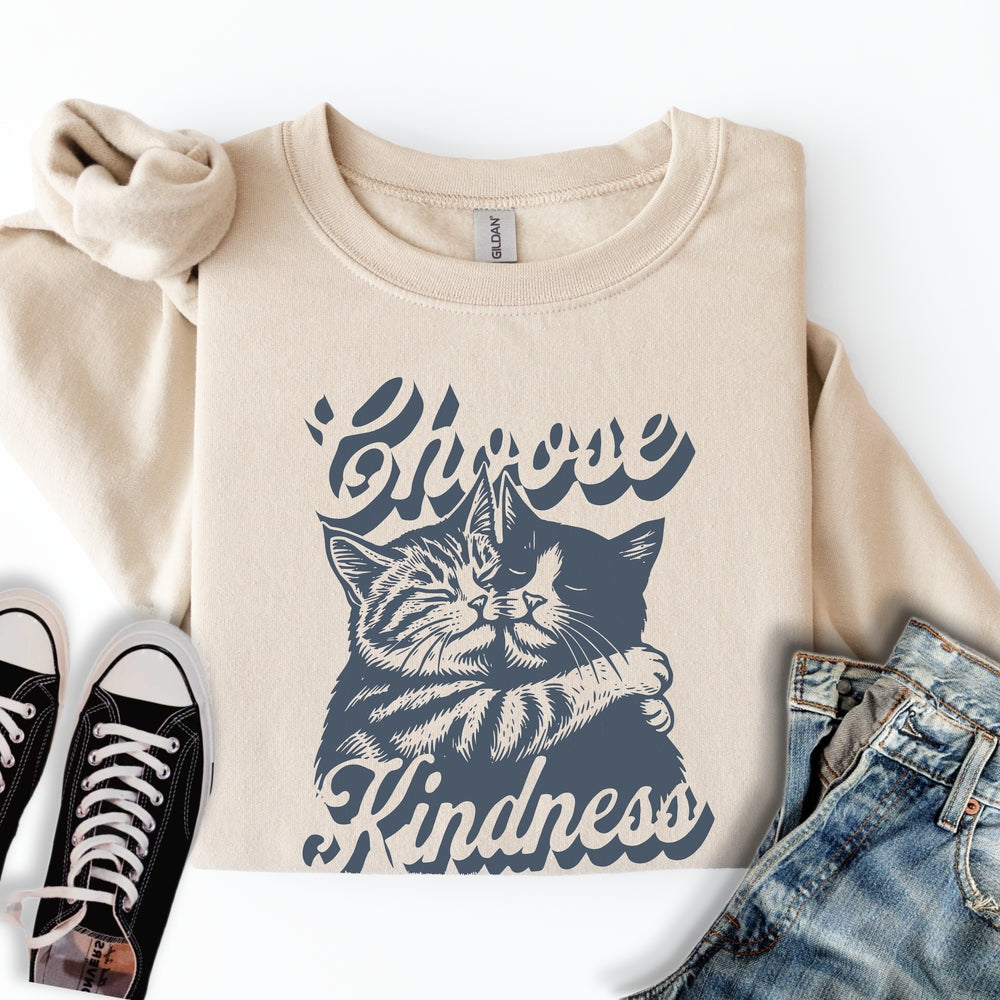 Choose Kindness Cats Sweatshirt