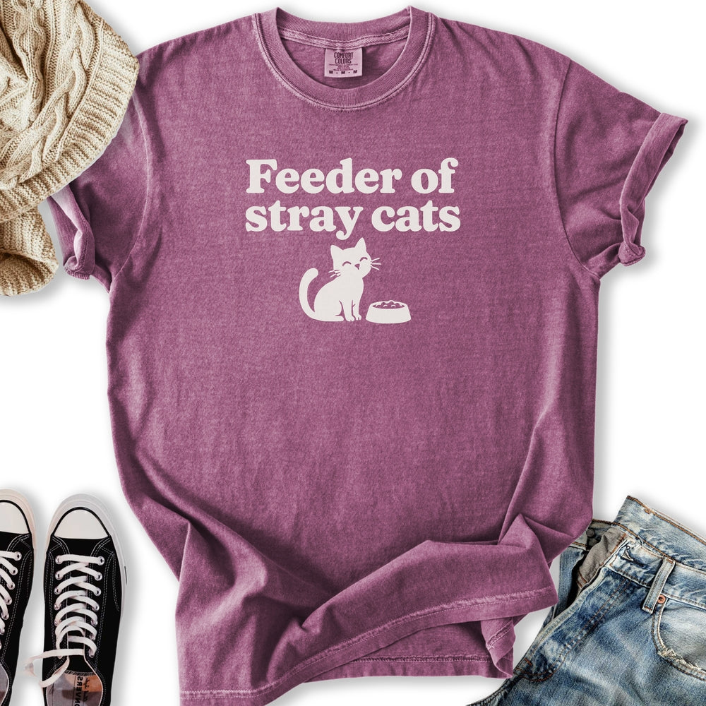 Stray Cat Feeder Relaxed Tee