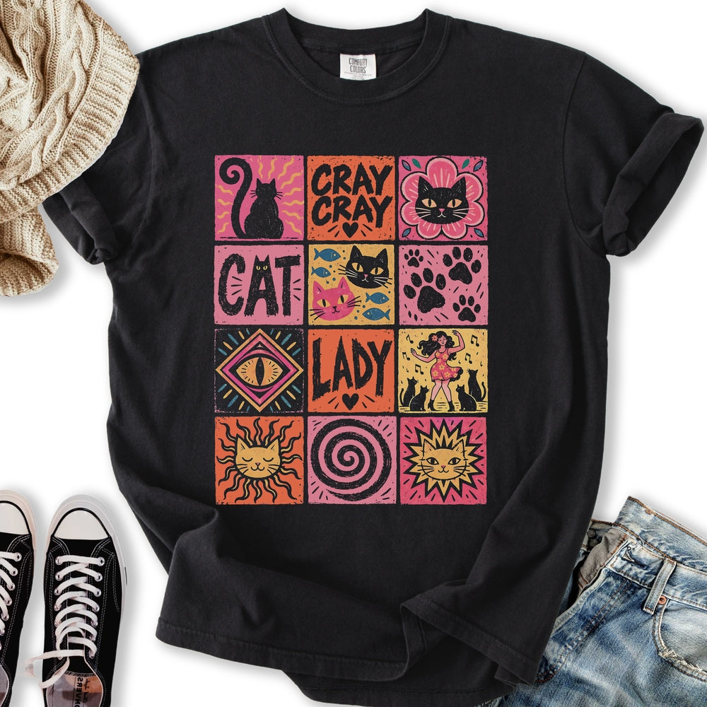 Cray Cray Cat Lady Relaxed Tee