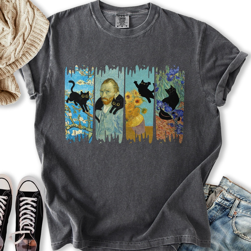 Van Goghs Cat T-Shirt