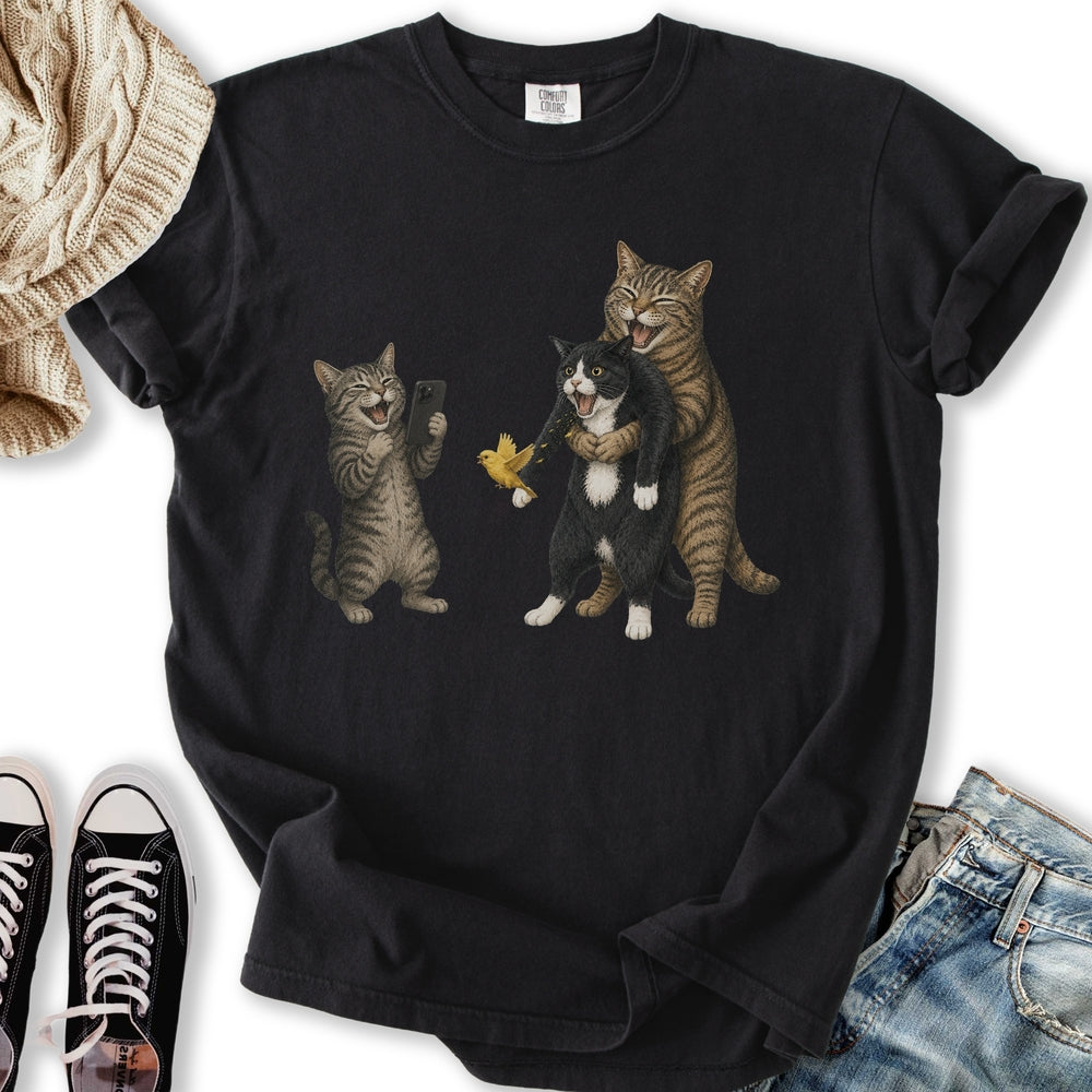 Cat Heimlich Prank T-Shirt