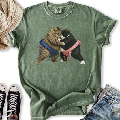 Sumo Wrestling Cats T-Shirt