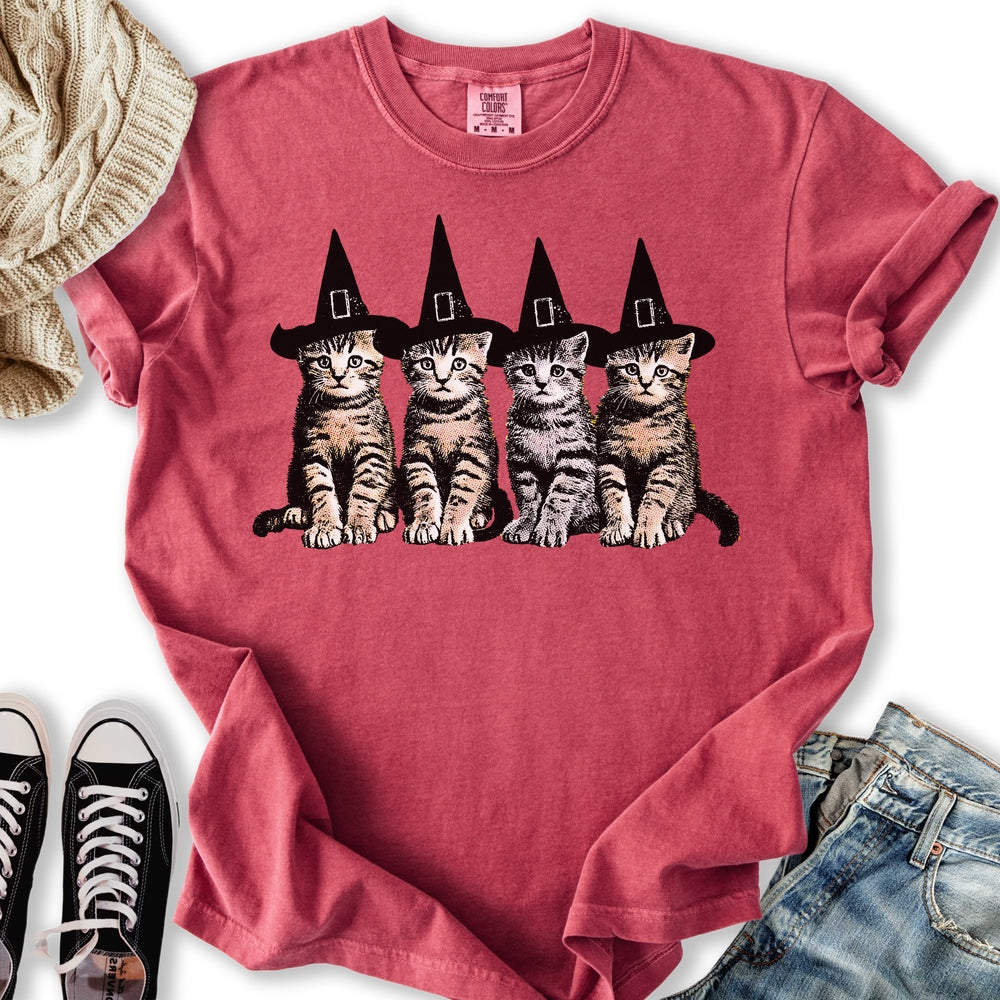 Vintage Halloween Cats Relaxed Tee