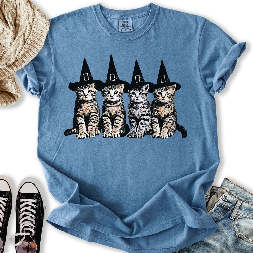 Vintage Halloween Cats Relaxed Tee