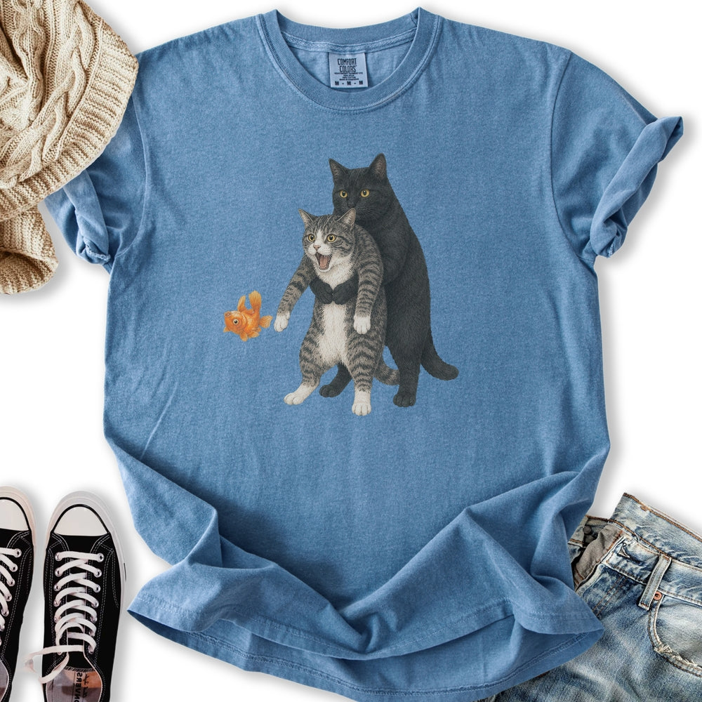 Cat Heimlich Goldfish T-Shirt