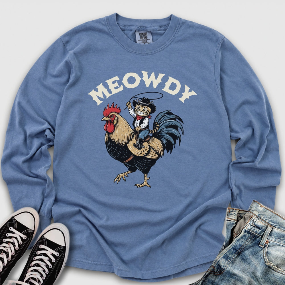 Meowdy Long Sleeve Tee