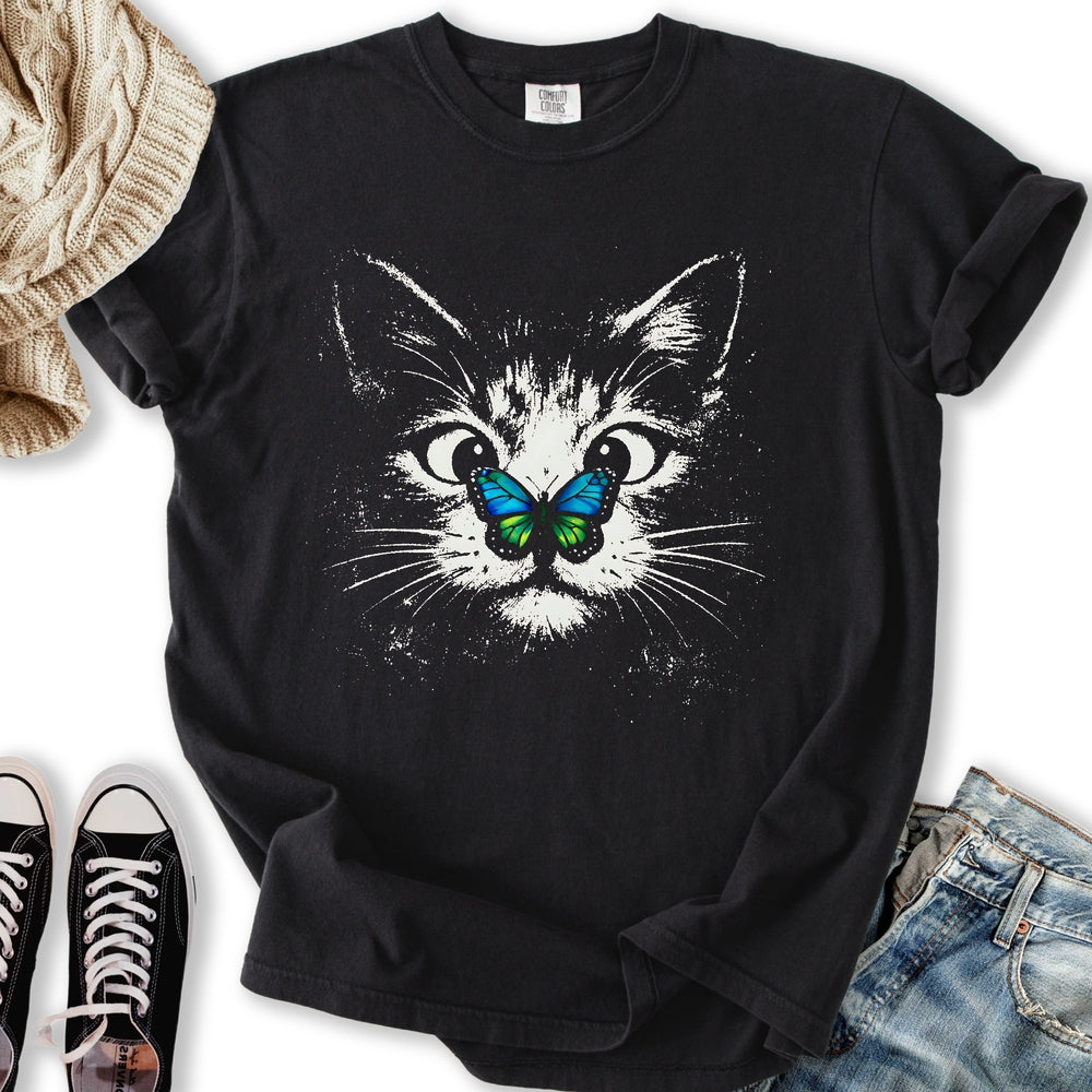 Butterfly Cat T-Shirt