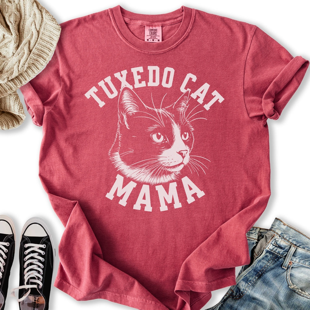 Tuxedo Cat Mama T-Shirt