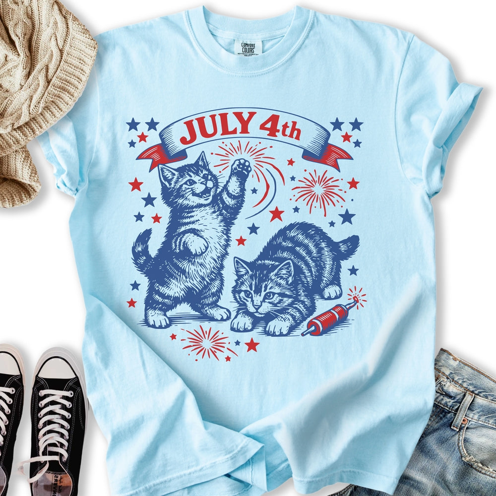 July 4th Kittens T-Shirt