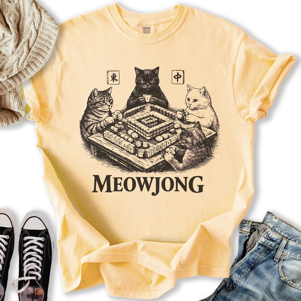 Meowjong Cat T-Shirt