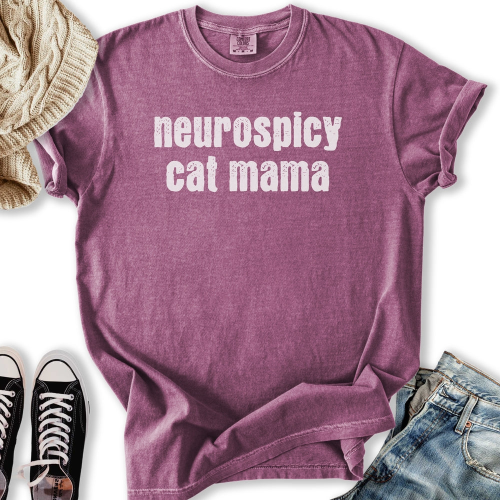 Neurospicy Cat Mama Relaxed Tee