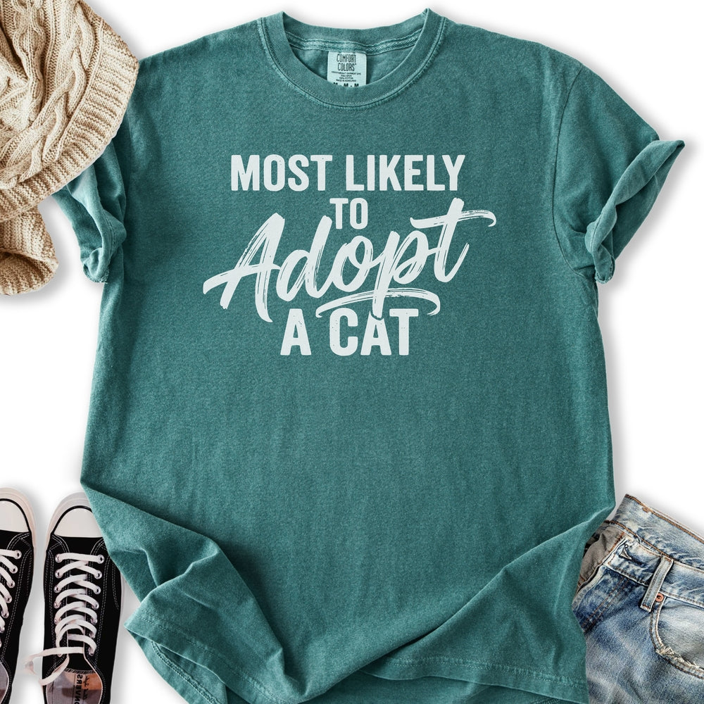 Likely To Adopt Cats T-Shirt