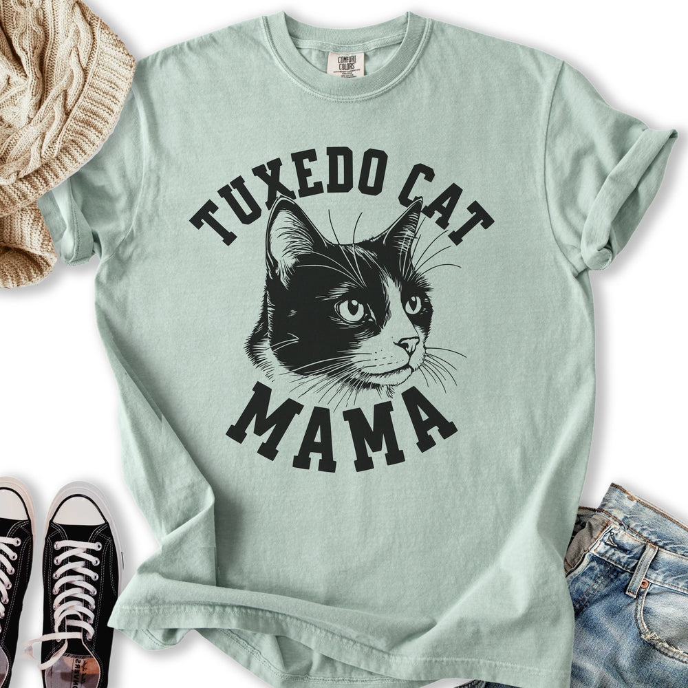 Tuxedo Cat Mama T-Shirt