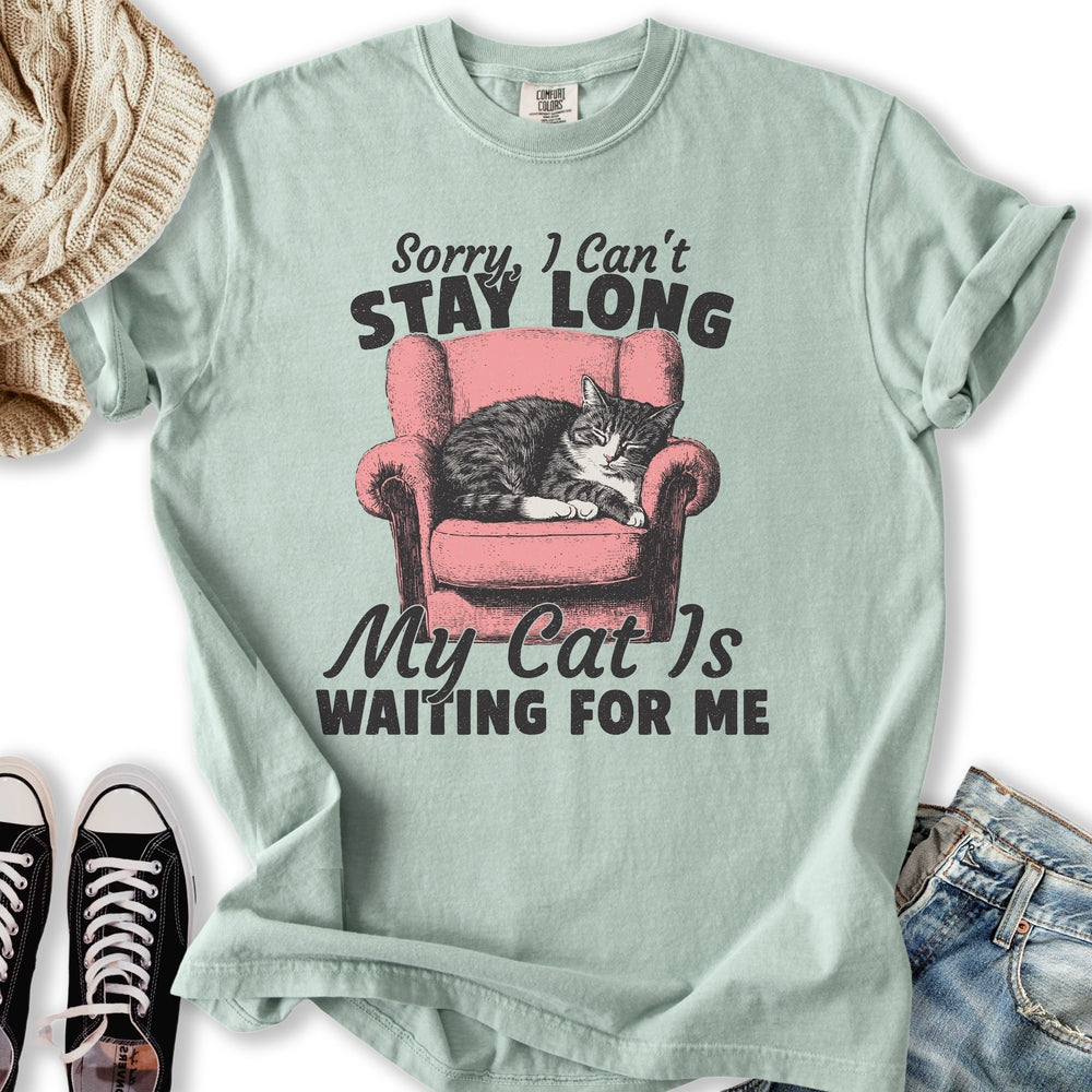 Cat is Waiting T-Shirt