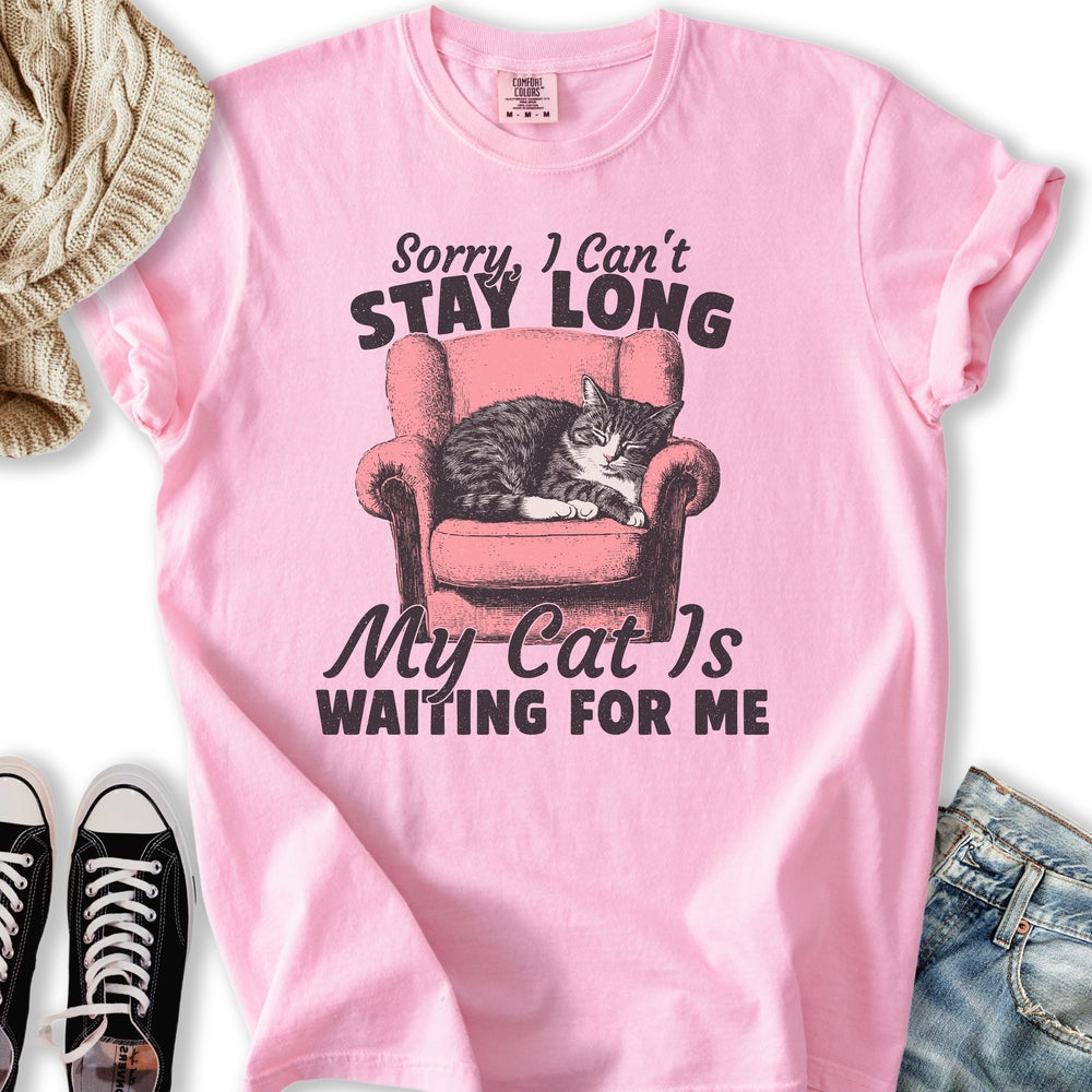 Cat is Waiting T-Shirt