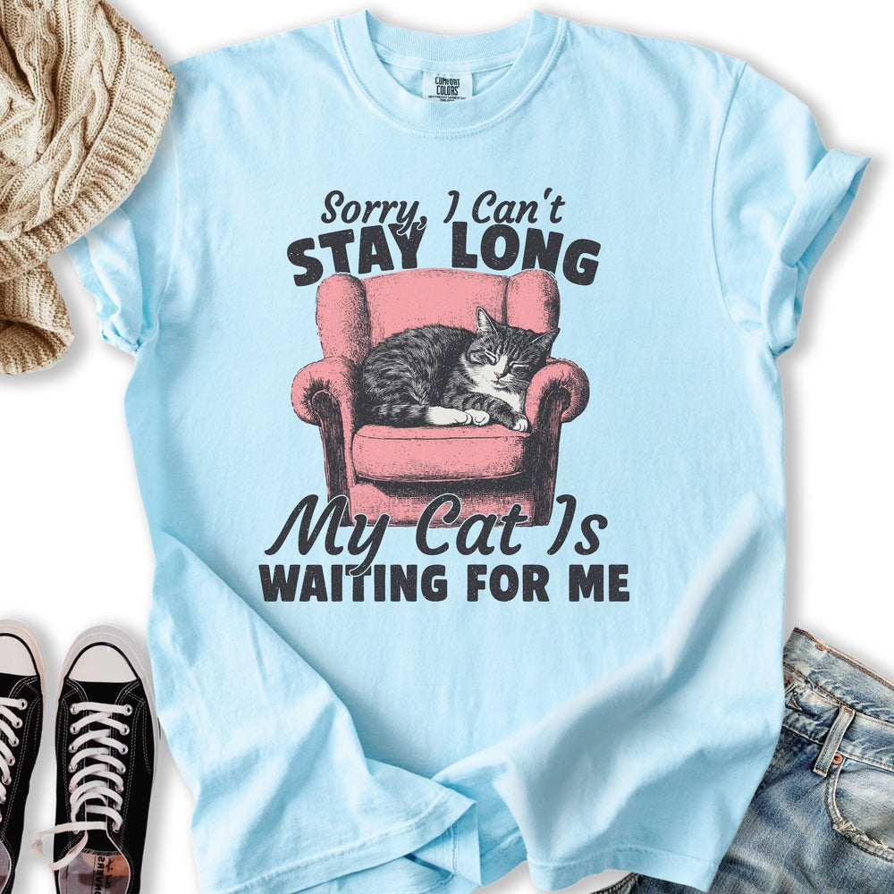 Cat is Waiting T-Shirt