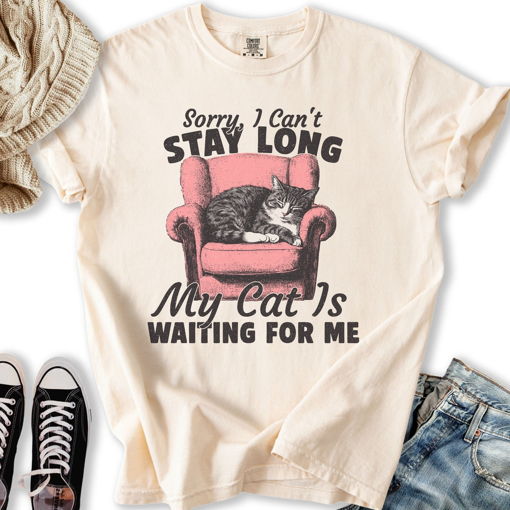Cat is Waiting T-Shirt