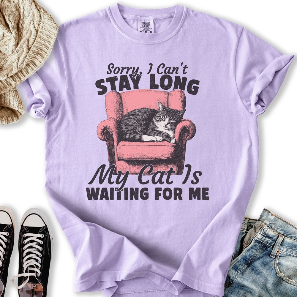 Cat is Waiting T-Shirt