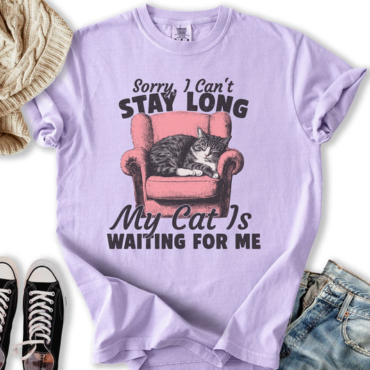 Cat is Waiting T-Shirt