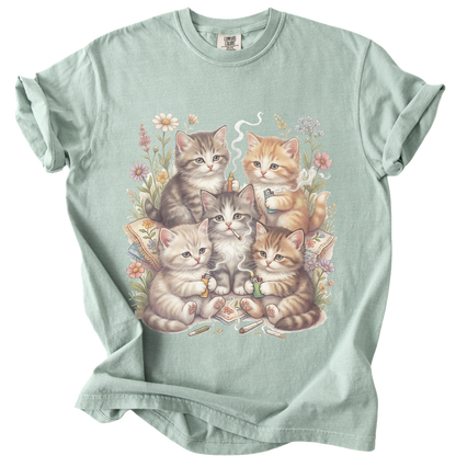 Smoking Kittens T-Shirt