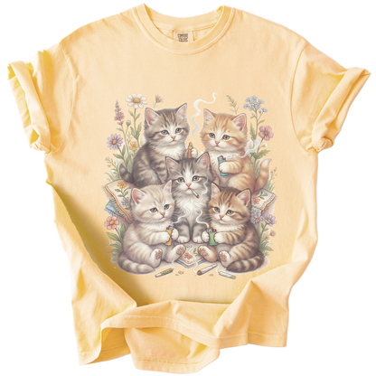 Smoking Kittens T-Shirt