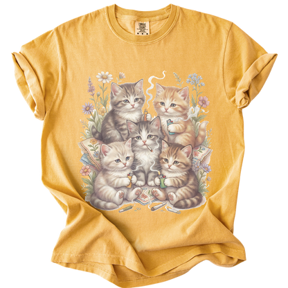 Smoking Kittens T-Shirt
